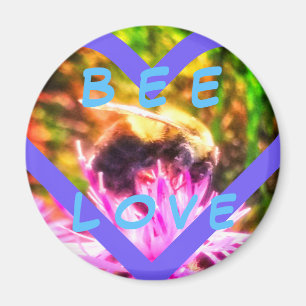 BEE LOVE MED MAGNET
