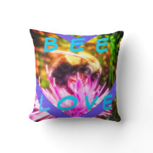 BEE LOVE SQUARE PILLOW