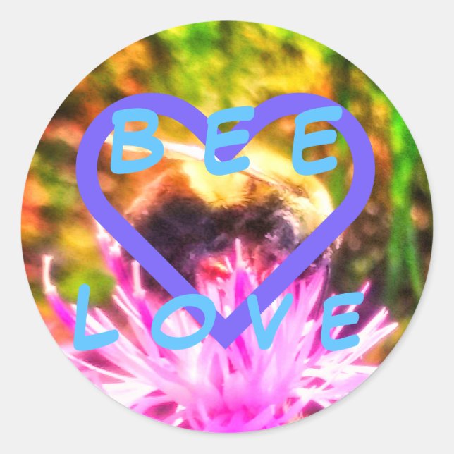 bee love sticker (Front)