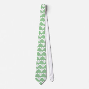 Bee Lovers Grass Green Preppy Neck Tie