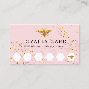 bee loyalty card
