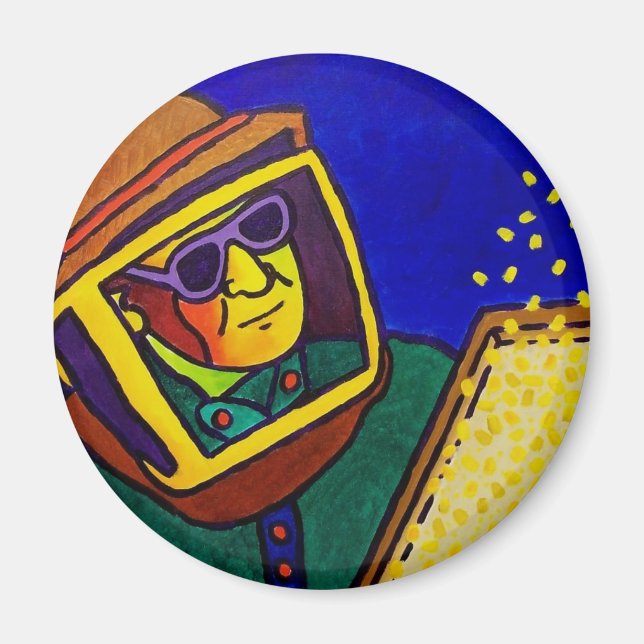 Bee Man 2 by Piliero Magnet (Front)