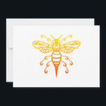 Bee Maori Style Polynesian Tribal Tattoo Gift Idea Save The Date<br><div class="desc">This is a great gift idea for all Maori fans and bee lovers. Bees are highly sociable animals and symbolises the strength of group and team work.</div>