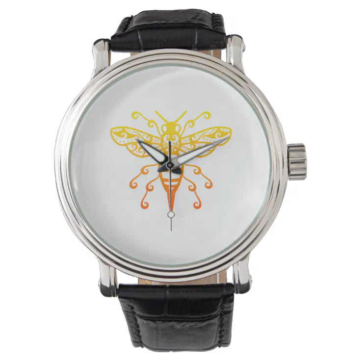 Bee Maori Style Polynesian Tribal Tattoo Gift Idea Watch | Zazzle Bee Maori Style Polynesian Tribal Tattoo Gift Idea Watch | Zazzle