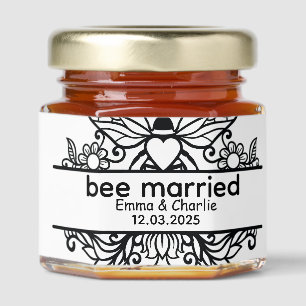 bee married Honey Wedding Favors Honey Jar Favors