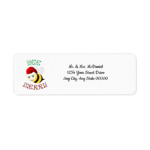 Bee Merry Label