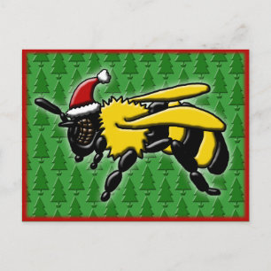 Bee Merry, postcard