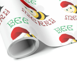 Bee Merry Wrapping Paper