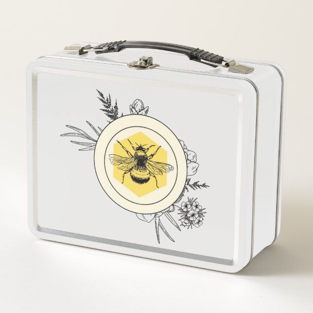 Bee Metal Lunch Box (Front)