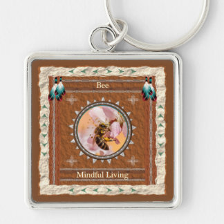 Bee Mindful Living Energy Keychain