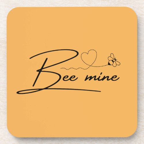 Bee Mine   Beverage Coaster