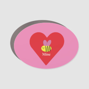 Bee Mine Car Magnet