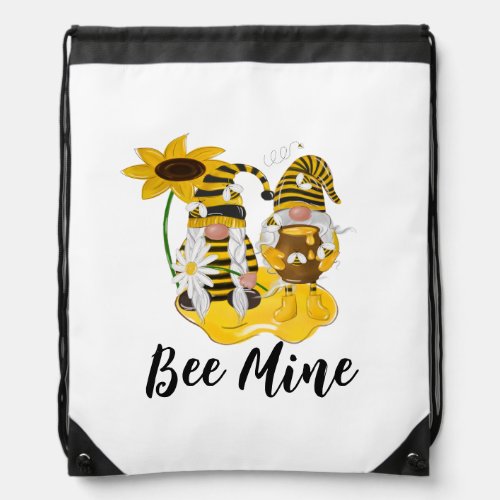 Bee Mine Gnome Personalized Sunflower Bag