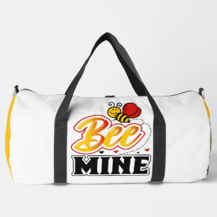 Bee Mine Heart Duffle Bag