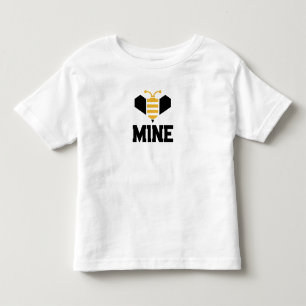 Bee Mine Minimalist Romantic Gift Toddler T-shirt