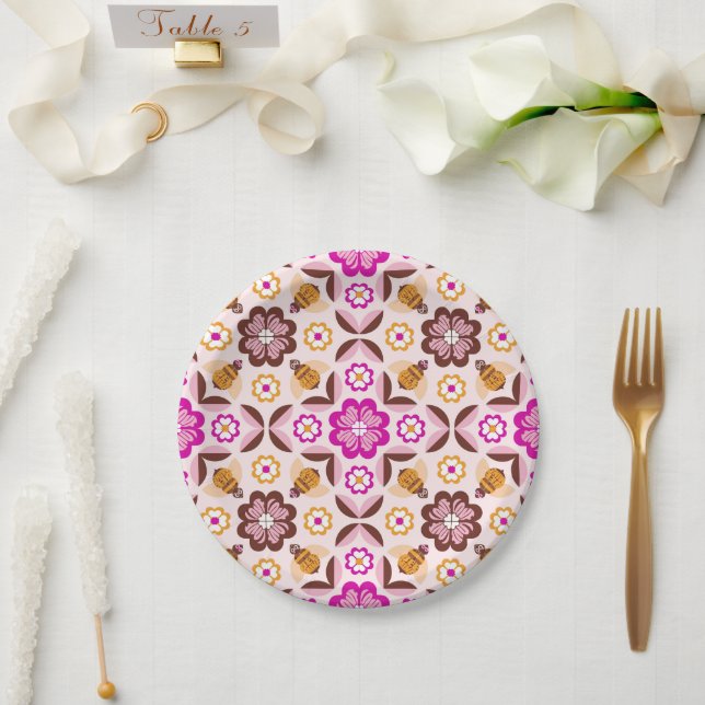 Bee Mine Paper Plates (Wedding)