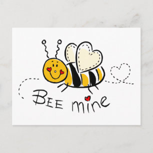 Bee mine postcard