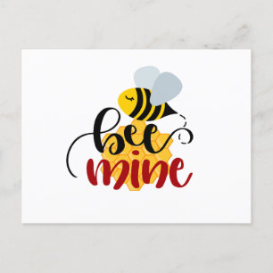 Bee mine  postcard