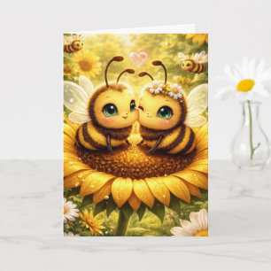 BEE Mine Sunflower Card