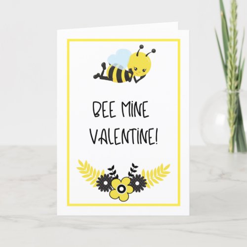 Bee Mine Valentine Card