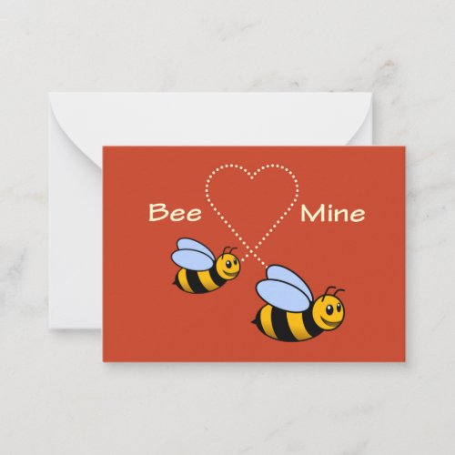 Bee Mine Valentine Card