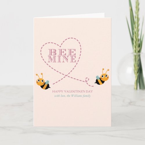 Bee Mine Valentines Day Card