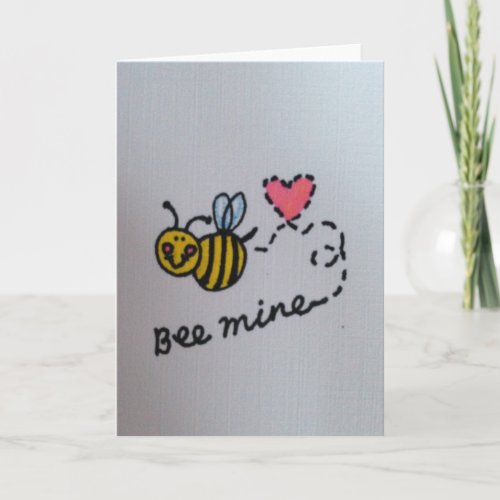 Bee Mine Valentines Day Card