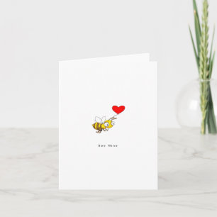 Bee Mine. Valentines Day Card