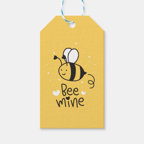 Bee Mine Valentines Day Gift Tag