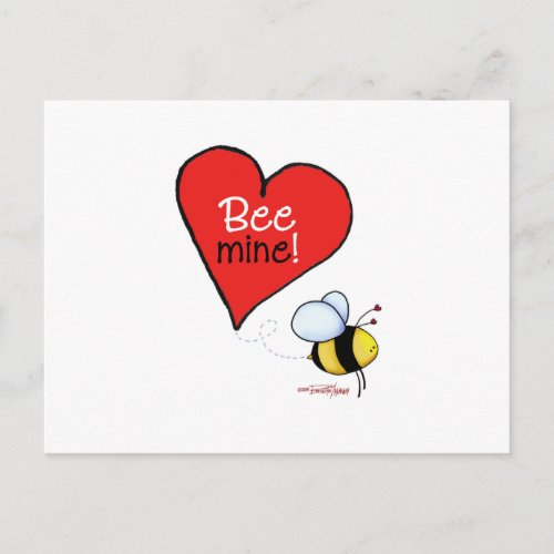 Bee Mine Valentines Day Greeting Card