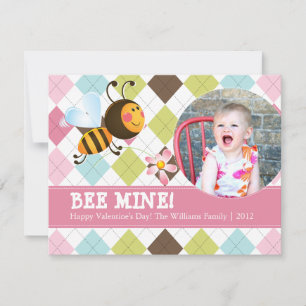 Bee Mine   Valentine's Day Holiday Card