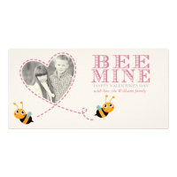 Bee Mine Valentine's Day Photo Cards