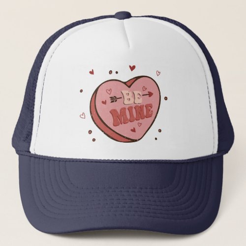 Bee Mine Valentines  Valentines Day Trucker Hat