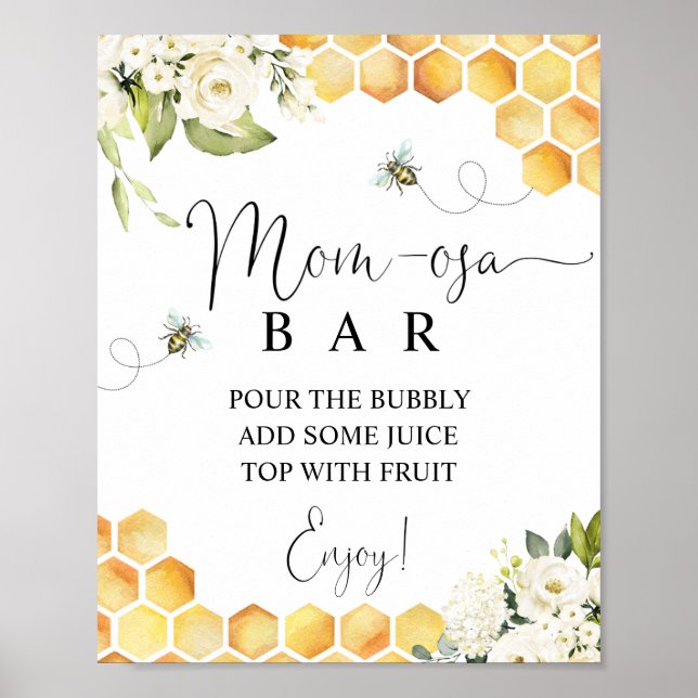 Bee Mom Osa Bar Sign (Front)
