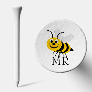 Bee Monogrammed Golf Tees