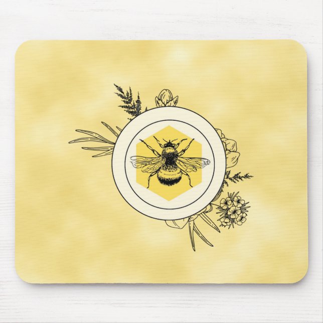 Bee Mouse Pad (Front)