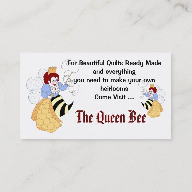 Bee Muse Business Cards (Back)