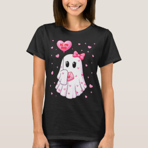 Bee My Boo Heart Boo Ghost Valentine Outfit Women  T-Shirt