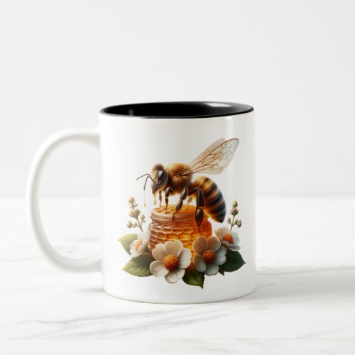 Bee My Honey  Sweet Romantic Gift Two_Tone Coffee Mug