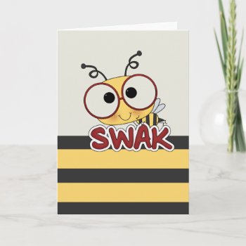 Bee My Love Holiday Card by Ricaso_Occasions at Zazzle