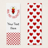 Bee My Valentine Bookmark (Front & Back)