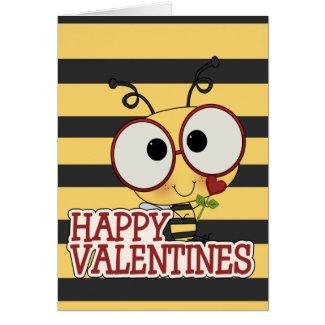 Bee My Valentine Card