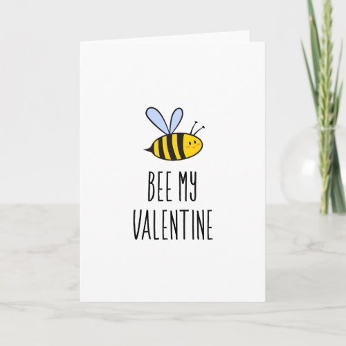 Bee my Valentine Card