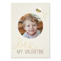 Bee My Valentine Classroom Valentine Card