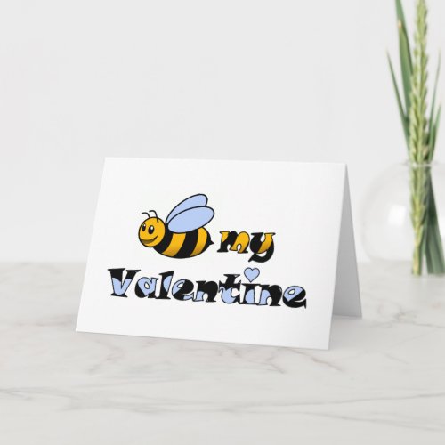 Bee my Valentine Holiday Card