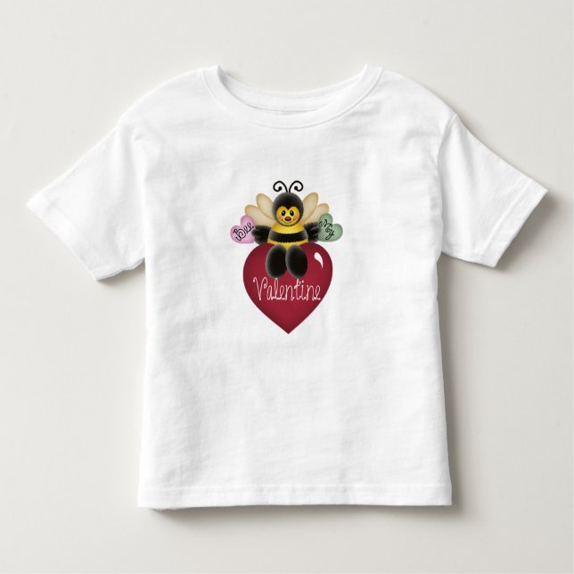 Bee My Valentine Tshirts and Gifts (Front)