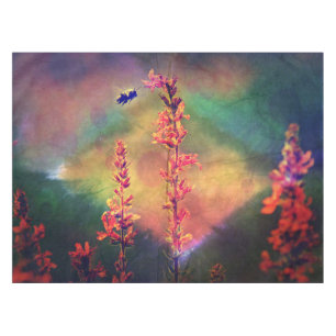 Bee N Wildflowers Diamond Earth Tones Tablecloth