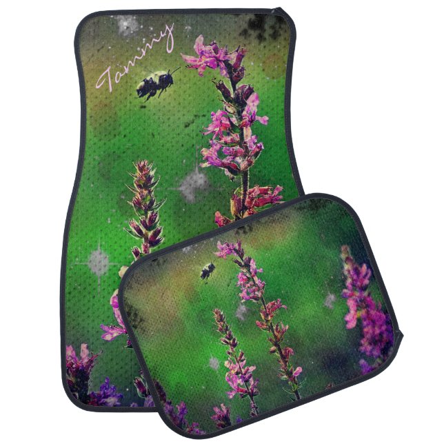Bee N Wildflowers Industrial Car Mats *Personalize (Set)