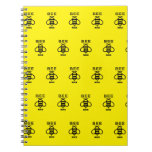 Bee Nice with Minimal Design Notebook