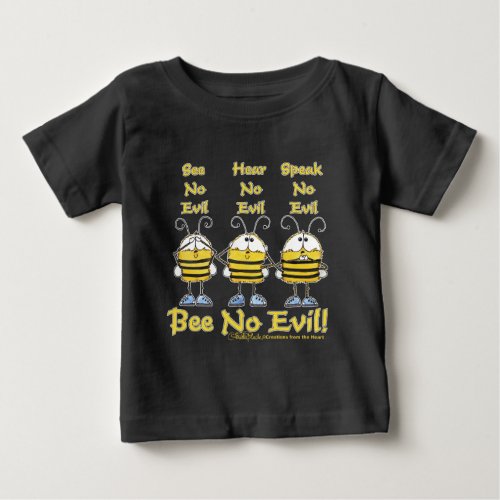 Bee No Evil Bees Baby T_Shirt
